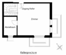Grundriss Souterrain - In zweiter Reihe: Ruhig gelegene und moderne Maisonette-Wohnung mit West-Balkon!