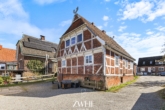 Hausrückseite - Denkmalgeschütztes Fachwerkhaus mit Potenzial und eigener Werkstatt!
