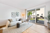 Wohnzimmer - Zwei Ebenen für die ganze Familie: Neubau-Gartenwohnung in Hamburg-Alsterdorf!