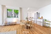 Offene Küche - Zwei Ebenen für die ganze Familie: Neubau-Gartenwohnung in Hamburg-Alsterdorf!