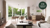 Wohnzimmer - Exklusive Neubau-Maisonettewohnung mit Ausrichtung zum Alsterlauf und privatem Garten!