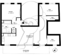 Grundriss - PH - Wasserzeichen - Exklusive Endetage im Neubau: 3,5-Zimmer-Penthouse mit ca. 18m² Süd-Dachterrasse!